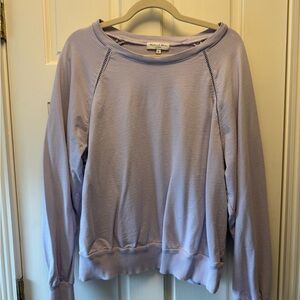 Lavender Michael Stars Raglan Sweatshirt